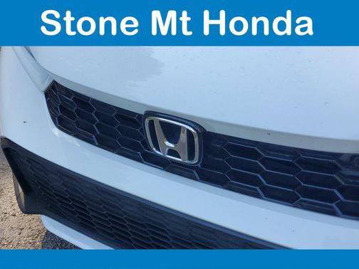 Platinum White Pearl 2025 Honda Civic Hybrid Sport Touring