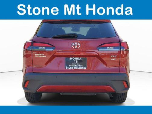 Barcelona Red Metallic 2023 Toyota Corolla Cross XLE
