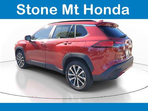 Barcelona Red Metallic 2023 Toyota Corolla Cross XLE