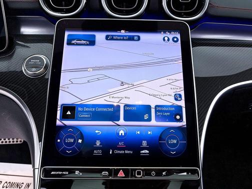 Obsidian Black Metallic 2024 Mercedes-Benz AMG C 43 4MATIC