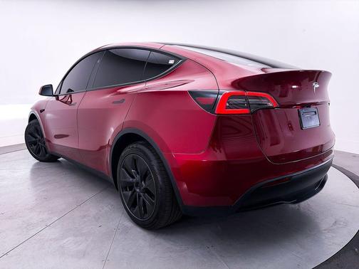 Ultra Red 2025 Tesla Model Y Long Range Dual Motor All-Wheel Drive