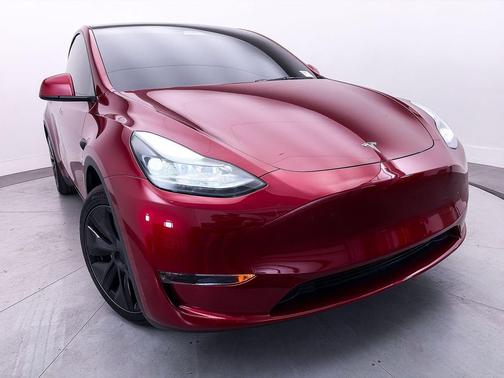 Ultra Red 2025 Tesla Model Y Long Range Dual Motor All-Wheel Drive