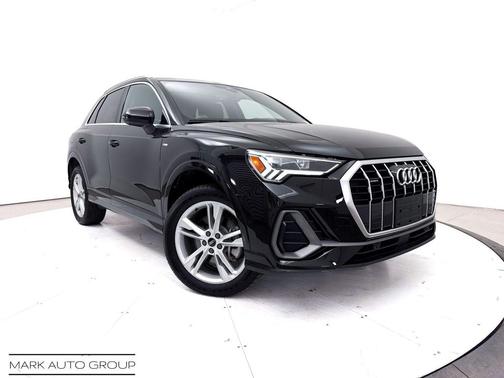 Black Metallic 2024 Audi Q3 45 S line Premium Plus