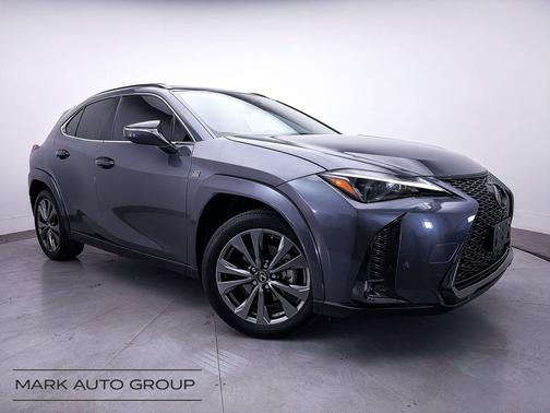 Cloudburst Gray with Obsidian Roof 2024 Lexus UX 250h F Sport