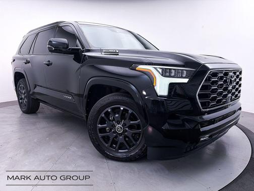 Midnight Black Metallic 2024 Toyota Sequoia Platinum