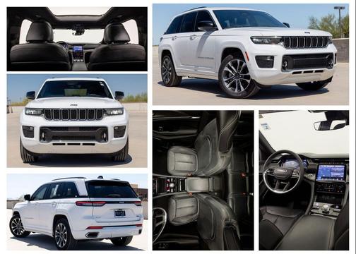 Bright White Clearcoat 2023 Jeep Grand Cherokee Overland