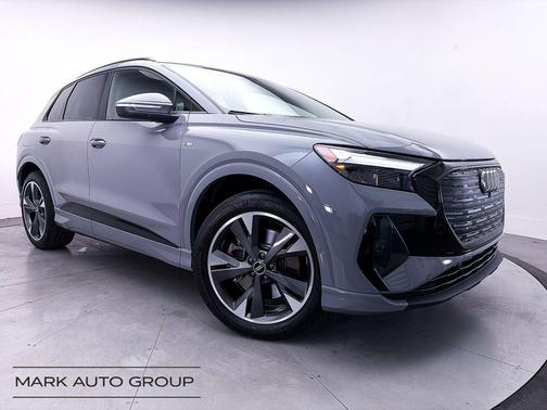 Pebble Gray 2024 Audi Q4 e-tron Premium Plus 55 quattro