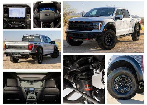 SPACE WHITE METALLIC 2025 Ford F-150 Raptor