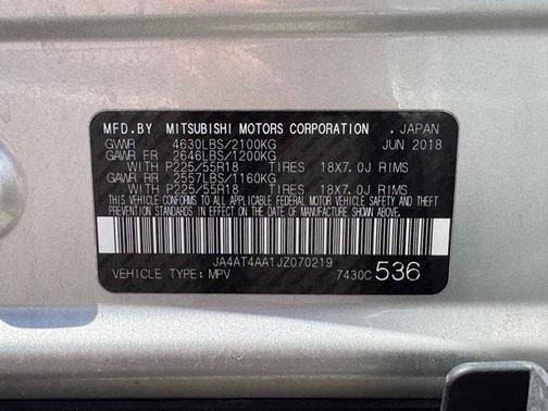 2018 Mitsubishi Eclipse Cross LE