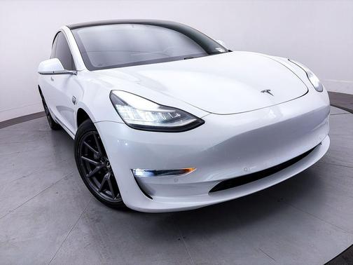 Pearl White Multi-Coat 2019 Tesla Model 3 Long Range