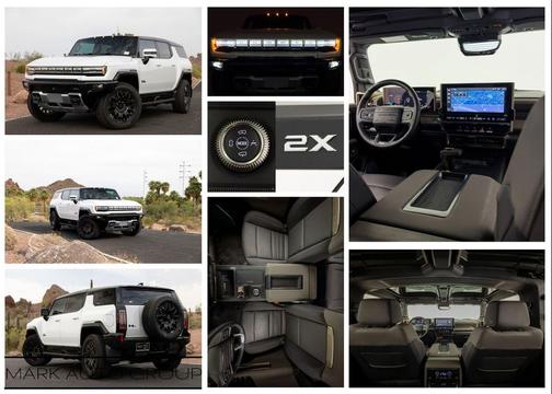 Interstellar White 2025 GMC HUMMER EV SUV 2X