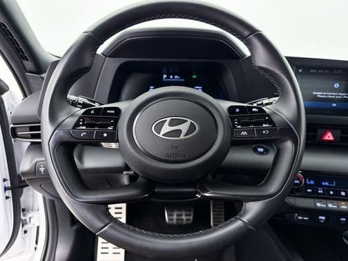 Serenity White 2025 Hyundai ELANTRA Sport