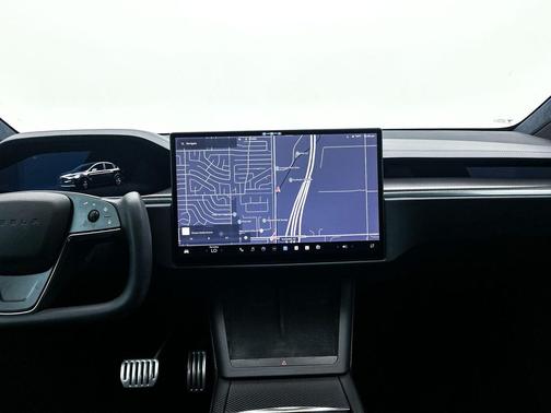Solid Black 2022 Tesla Model X Plaid Tri Motor All-Wheel Drive