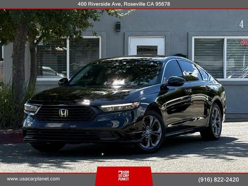 Crystal Black Pearl 2024 Honda Accord Hybrid EX-L