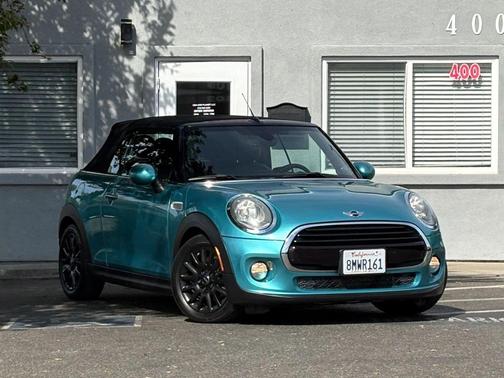 Blue 2016 MINI Convertible Cooper