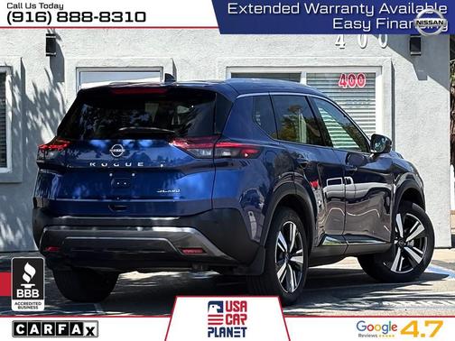 Caspian Blue Metallic 2023 Nissan Rogue SL