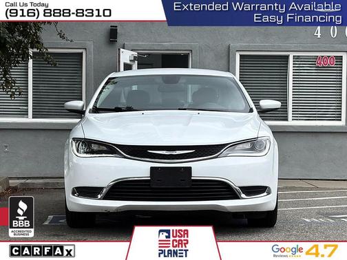 Bright White Clearcoat 2016 Chrysler 200 Limited