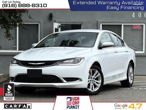 Bright White Clearcoat 2016 Chrysler 200 Limited