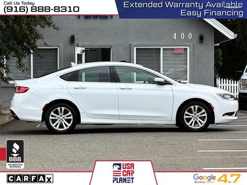 Bright White Clearcoat 2016 Chrysler 200 Limited