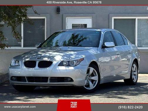 Titanium Silver Metallic 2004 BMW 530 530i Sedan 4D