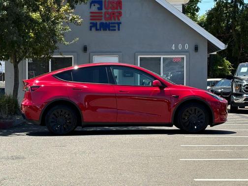 Red Multi-Coat 2023 Tesla Model Y Standard Sport Utility 4D