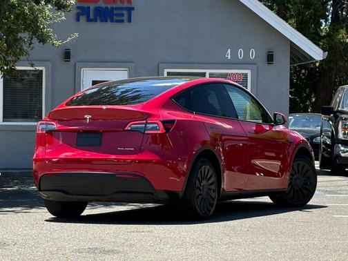 Red Multi-Coat 2023 Tesla Model Y Standard Sport Utility 4D