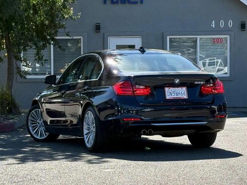 Blue 2015 BMW 328 328i Sedan 4D