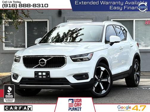 Ice White 2020 Volvo XC40 T5 Momentum
