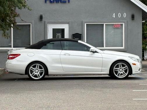 White 2013 Mercedes-Benz E-Class E 350 Convertible 2D