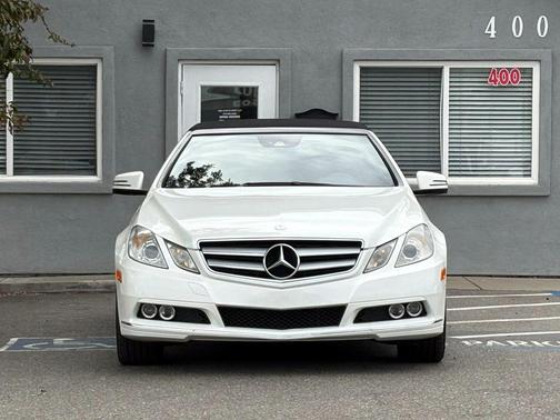 White 2013 Mercedes-Benz E-Class E 350 Convertible 2D