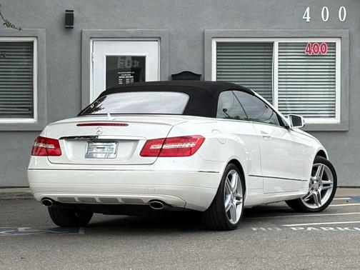 White 2013 Mercedes-Benz E-Class E 350 Convertible 2D