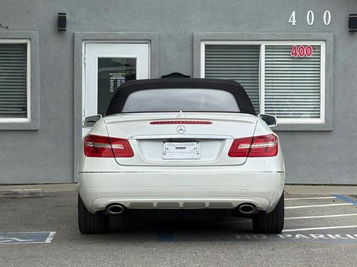 White 2013 Mercedes-Benz E-Class E 350 Convertible 2D