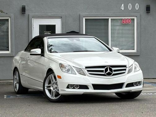 White 2013 Mercedes-Benz E-Class E 350 Convertible 2D