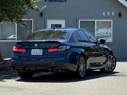 Blue 2017 BMW 530 530i Sedan 4D