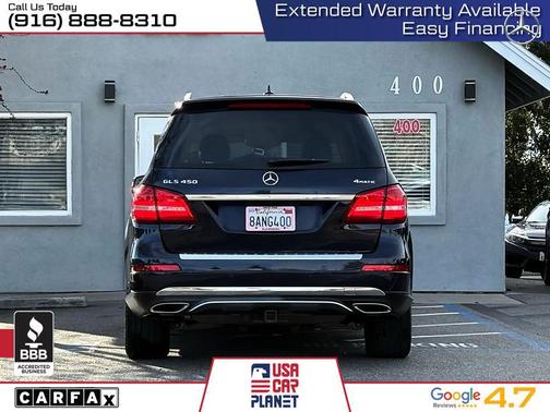 Lunar Blue Metallic 2018 Mercedes-Benz GLS 450 4MATIC