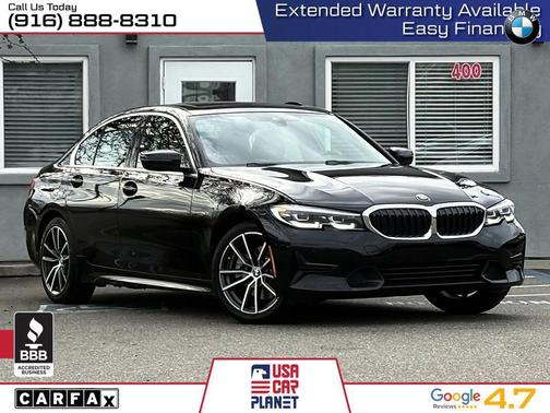 Jet Black 2021 BMW 330e 330e Sedan 4D