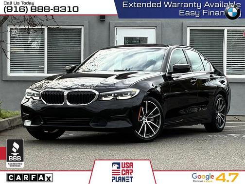 Jet Black 2021 BMW 330e 330e Sedan 4D