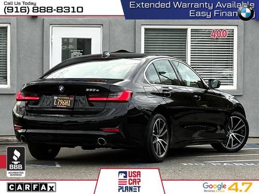 Jet Black 2021 BMW 330e 330e Sedan 4D