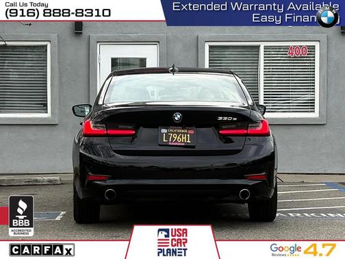 Jet Black 2021 BMW 330e 330e Sedan 4D