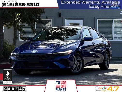 Intense Blue 2024 Hyundai ELANTRA SEL
