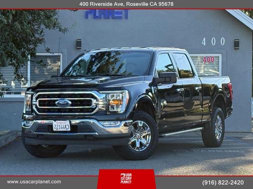 Gray 2022 Ford F-150 XLT