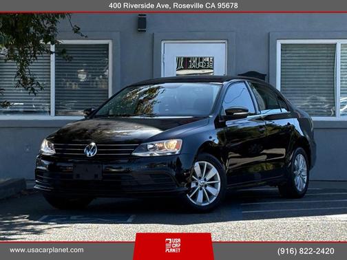 Black 2015 Volkswagen Jetta Auto SE w/Connectivity