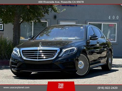 Black 2015 Mercedes-Benz S-Class 4MATIC