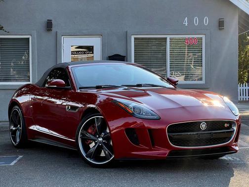 Red 2014 Jaguar F-TYPE V8 S
