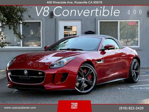 Red 2014 Jaguar F-TYPE V8 S