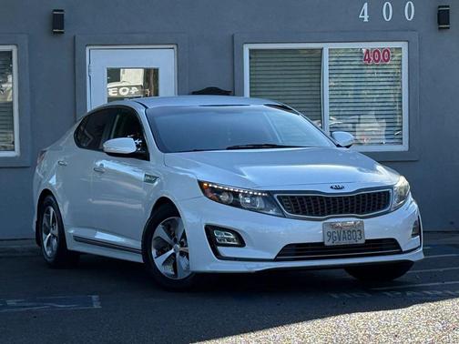 Snow White Pearl 2016 Kia Optima Hybrid EX
