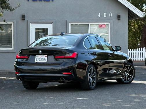 Black 2020 BMW 330 330i Sedan 4D