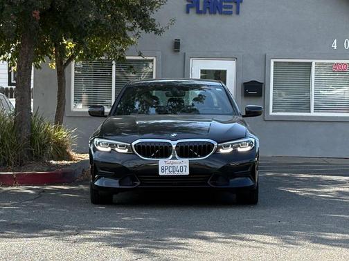 Black 2020 BMW 330 330i Sedan 4D