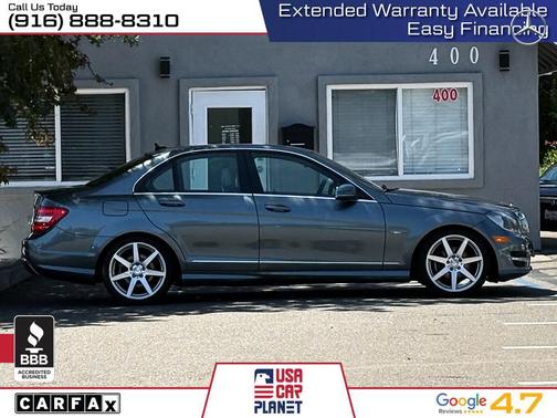 Sapphire Gray Metallic 2012 Mercedes-Benz C-Class C 250 Sport