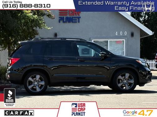Black 2019 Honda Passport Touring